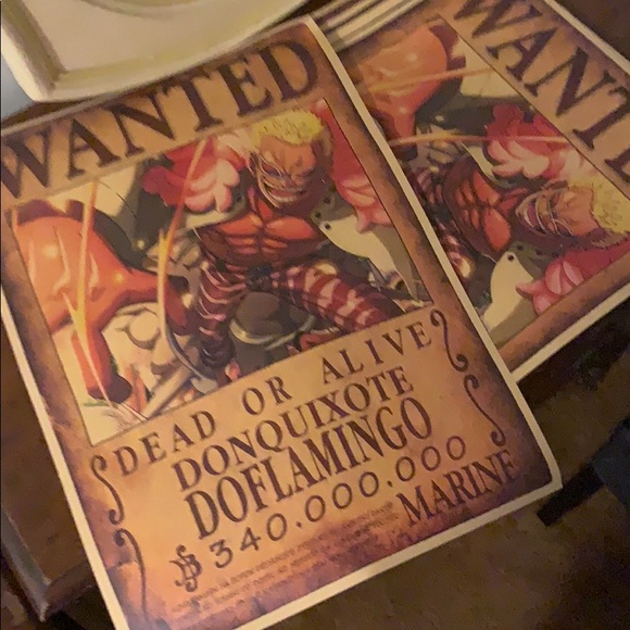 One Piece “Wanted” Anime Poster 20x14 - Picture 3 of 3